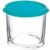 BORMIOLI ROCCO Contenitore frigoverre bormioli rocco rotondo cl 35 - Trasparente,azzurro - Vetro,polietilene