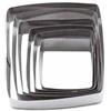 Set stampi quadrati banda stagnata sambonet-paderno (6 pezzi) - Acciaio - Acciaio