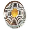 Set 9 tagliapasta ovali lisci in acciaio inox (9 pezzi) - Acciaio - Acciaio Inox
