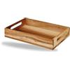 CHURCHILL Cassetta rettangolare wood churchill in legno di acacia marrone cm 30x20x4,8 - Marrone - Legno Di Acacia