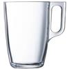 ARCOROC Bicchiere mug voluto arcoroc con manico in vetro cl 25 (6 pezzi) - Trasparente - Vetro