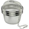 Cuocitè e spezie con catenella in acciaio inox cm 6,4 - Acciaio - Acciaio Inox