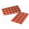 Flexipad mini bavaresi 18 impronte in silicone - Silicone - Mattone