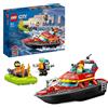 LEGO S.P.A Lego City 60373 Fire Barca di Soccorso Antincendio dei Vigili del Fuoco