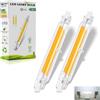 Dvnoua Lampadina R7S LED 78mm Dimmerabile, 10W R7S LE D Equivalente a 100W Lampada Alogena, Lampada R7 S LED 78mm Bianco Freddo 6000K 1000LM Nessun Sfarfallio, Illuminazione Fascio 360°, 2 Pezzi