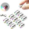 SUZEYAR 10 luci LED in miniatura per artigianato/fai da te, luci in miniatura alimentate a batteria per casa delle bambole/blocchi di costruzione giocattolo (Cambiamento multicolore)