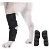 ZEACCT 1 Coppia Ginocchio per Animali Gomitiere, Ginocchiera per Cani di Supporto Cane, Ginocchiere per Gambe Anteriori e Posteriori per Cani, Tutore per Gamba del Cane, Tutore per Zampe Anteriori Canino