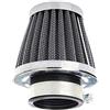 Mintice 48mm Filtro Aria di Moto Nero Motociclo Filtro Aspirazione Aria Sostituzione Universale Fredda Presa D'aria Filtro Turbo Pulita Sfogare Veicolo
