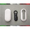 Car Passion COVER CHIAVE GUSCIO + TASTI TASTINI IN GOMMA COMPATIBILE CON FIAT 500 GRANDE PUNTO EVO BRAVO PANDA 500L LANCIA Y YPSILON MUSA DELTA SCOCCA BIANCO + Video Tutorial Esplicativo Per Il Montaggio