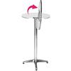 HUOLE Tavolo alto da bar rotondo alluminio - Tavolo bar bistrot da pub rotondo alluminio - Metallo, Tavolino da Bar, Cucina, Soggiorno-60 * 60 * 70/110 cm (rotondo)