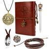 YouU UoYu YouU - 30 pezzi in pelle scrittura diario notebook Uncharted 4 anelli colla