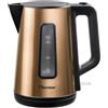 Bestron Bollitore con base a 360°, bollitore acqua incluso arresto automatico e protezione contro il funzionamento a secco, capacità di 1,7 litri, Copper Collection, Colore: Rame