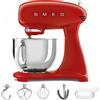 Smeg Full Color Rosso - Impastatrice Planetaria - Vasca in Inox da 4,8 litri