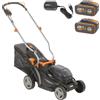 Worx WG733E - Tagliaerba a batteria - 20V/4Ah - Taglio 33cm