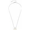 JEWELS BY LEONARDO Leonardo Jewels Pirella 023203 - Collana da donna in acciaio INOX con ciondolo in madreperla, adatta per incisione, lunghezza 45-50 cm, idea regalo per donne, 45, Acciaio inossidabile, Nessuna pietra