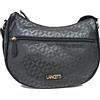 Before by Luigi Benetton Borsa Donna LANCETTI a Spalla Tracolla in Tessuto Personalizzato Regolabile Sacca ART: LL22W-100-4 LINEA ALBA Dimensioni 32 X 22 X 13 (NERO)