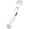 Wlauqueta 5 in 1 USB 2.0 Tipo C/USB/Micro-USB/TF/SD Lettore di Schede di Memoria Adattatore OTG Lettore di Schede Accessori per Telefono Portatile,