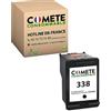 COMETE CONSOMMABLE COMETE 338 Cartuccia d'inchiostro compatibile con HP 338 per stampanti HP PhotoSmart C3180 2610 C3100 2575 PSC 1510 2355 1610 OfficeJet 100 150 H470 DeskJet 5740 (nero)