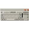 LOFREE Block - Tastiera meccanica wireless, 98 tasti, ricaricabile, sostituibile a caldo, con 3 tipi di connessione per Windows, Mac OS/Rero manopole per controllo volume, cambio modalità, pannelli