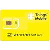 Things Mobile SIM 2FF / 3FF / 4FF Things Mobile per IoT e M2M con copertura globale e rete multi-operatore GSM/2G/3G/4G LTE, senza costi fissi, senza scadenza e tariffe competitive, con 10 € di credito incluso