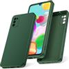 Watana Cover per Samsung Galaxy A41 Custodia in Silicone, Custodia Antiurto Case Sottile in Silicone TPU con Strato Interno in Fibra per samsung A41, Verde