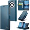 Rerzoiro Cover per Xiaomi Redmi 14C Custodia Portafoglio [Blocco RFID] Premium Pelle PU Wallet Case Flip Libro con Porta Carte Slot Supporto Flip Case per Redmi 14C, Blu
