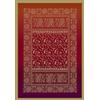 Bassetti Brenta Plaid in 100% cotone, colore rosso robino, R1, dimensioni: 135 x 190 cm, 9326022