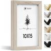 Heimlich® - Cornice per foto - 10x15 cm, legno di quercia - Piccola cornice per foto con copertura in foglio di plastica - Montaggio a parete o esposizione da tavolo