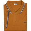 Rifle jeans and jackets Polo Uomo Mezza Manica Corta Sportiva Taglie Forti Oversize Rifle 3XL 4XL 5XL 6X (3XL - Fango)
