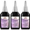 Wella Professionals 3 x Wella Color Fresh Hair Toner 75ml - 0/89 Pearl Cendre