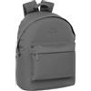 safta KAPPA BASICS - Zaino per laptop da 14,1, ideale per giovani di diverse età, comodo e versatile, qualità e resistenza, 31 x 16 x 41 cm, grigio, M, Casual