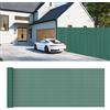 Kidsgigglz Canniccio PVC Frangivista Recinzione, 90x 300cm Canniccio PVC Recinzione Recinto Frangivista Balcone con Fascette Tappetino Privacy in PVC Resistente ai Raggi UV, Doghe Rinforzate,Verde