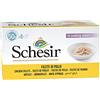 Schesir Ocean, Cibo Umido per Gatti Adulti al Gusto Tonnetto - Totale 300g (6 Lattine da 50g)
