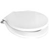 Pozzi Ginori 07761000 Pozzi Montebianco Art.07761 Sedile con Cerniere cromate, Bianco
