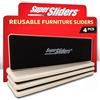 Super Sliders 4703695N - Traslochi per mobili riutilizzabili per superfici in moquette per spostare rapidamente e facilmente, beige, 4 pezzi