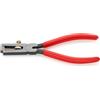 KNIPEX Pinza spelacavi con molla di apertura universale rivestiti in resina sintetica 160 mm, 11 01 160