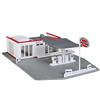 Walthers Trainline Walthers Scala H0 - Kit di Costruzione per Edificio in Miniatura per Hobby - Gas Station - Tutti - Persone di qualsiasi genere tra i 14 e i 100 anni interessate alla costruzione di modelli