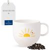 Villeroy & Boch - With Love Tazza con manico Hello Sunshine, porcellana Premium, regalo, tazza da caffè, mug, tazza per caffè e tè, lavabile in lavastoviglie e utilizzabile nel microonde