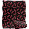 Stranger Things Logo Pattern Coperta super morbida al tatto setoso - 152 x 127 cm
