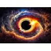 Ulmer Puzzleschmiede - Puzzle spaziale 1000 pezzi Black Hole - Buco nero con effetti luminosi nell'universo - Puzzle impossible pesante da 1000 pezzi - Qualità Made in Germany