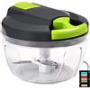 Sinnsally Tritatutto Manuale,520ml Trita Cipolla Manuale,Trita Verdure Manuale,Tritatutto a corda,frulatore tritaverdure da cucina,tritatuto piccolo,taglia cipolla per Insalata,Aglio,di Patate,Frutta