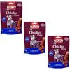 Rinti Chicko Plus Formaggio a Cubetti Anatra per cani | Confezione Tripla | 3 x 80 g | Filetto di petto d'anatra delicatamente essiccato all'aria | In un pratico sacchetto richiudibile