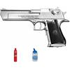 ECOMMUR Pistola Airsoft Desert Eagle .50AE GBB (6 MM) | Pistola Green Gas blowback + Bottiglia cybergun + bottiglia di palline (Potenza: 0,54 joule)