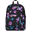 Invicta Zaino Scuola Jelek, Nero e Rosa, Doppio Scomparto Con Tasca per PC e Tasca per Borraccia, 34 lt, Scuola Media e Superiore, Zaino Ragazza