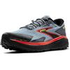 Brooks Men s Divide 5 Trail Running Shoe - Citadel/Ebony/Lime - 10.5 Medium