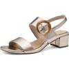 MARCO TOZZI Sandale mit Absatz 2-28219-44, Tacco Donna, Cream, 37 EU