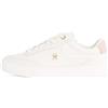 Tommy Hilfiger Donna Sneakers Court Essential Chic in Pelle, Marrone (Claystone), 41