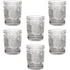COSE DA CASA Bicchieri Eleganti in Vetro da 30 cl Set di 6 PREGIATI per Stile e Raffinatezza UNICO Eleganza per Ogni Tavola e Occasione