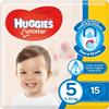 KIMBERLY CLARK ITALIA Pannolini 11-25Kg Huggies Unistar 15 Pezzi