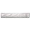 Matias FK318S-UK - Tastiera USB in alluminio, per Apple Mac OS, QWERTY con layout britannico, con tasti piatti reattivi e tastierino numerico aggiuntivo, colore: Argento/Bianco